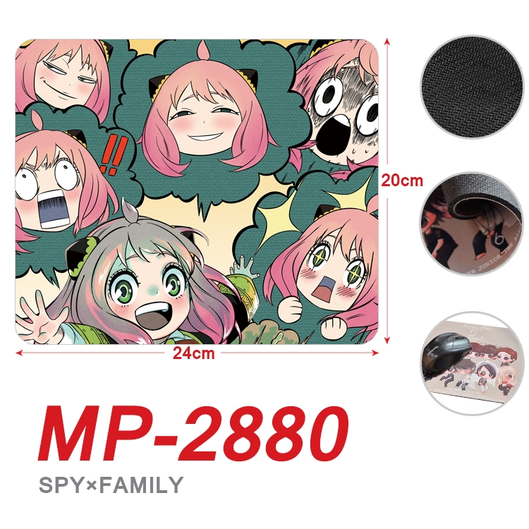 SPY×FAMILY Anime Full Color Printing Mouse Pad Unlocked 20X24cm price for 5 pcs MP-2880A