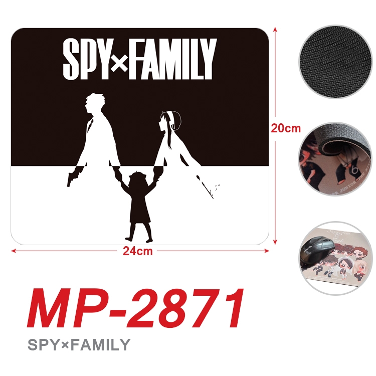 SPY×FAMILY Anime Full Color Printing Mouse Pad Unlocked 20X24cm price for 5 pcs MP-2871A