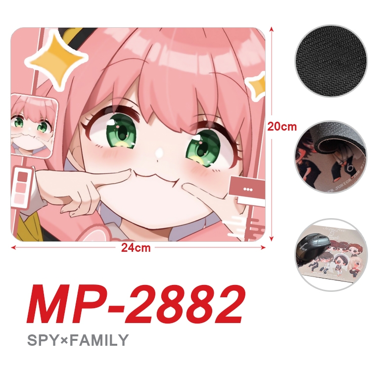 SPY×FAMILY Anime Full Color Printing Mouse Pad Unlocked 20X24cm price for 5 pcs MP-2882A