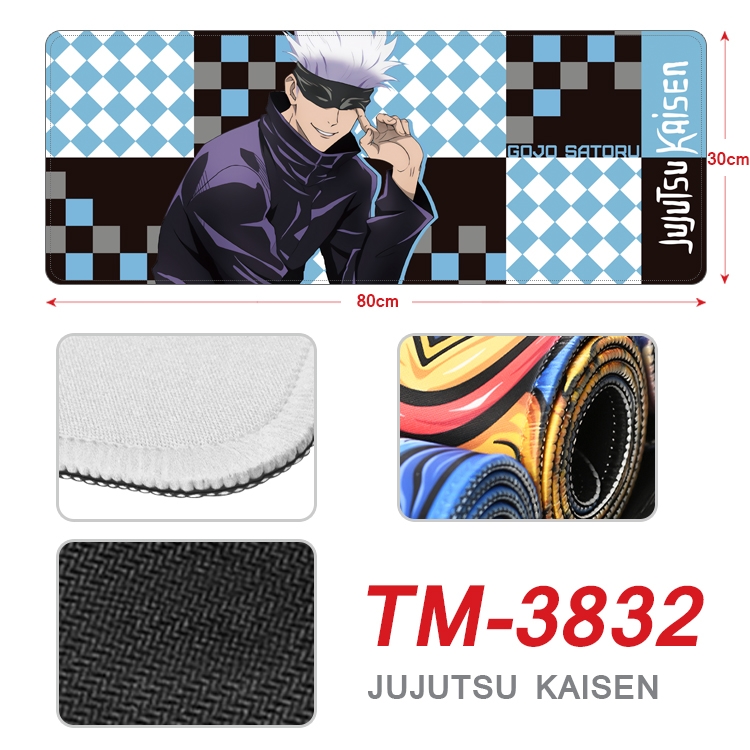 Jujutsu Kaisen Anime peripheral new lock edge mouse pad 30X80cm  TM-3832A