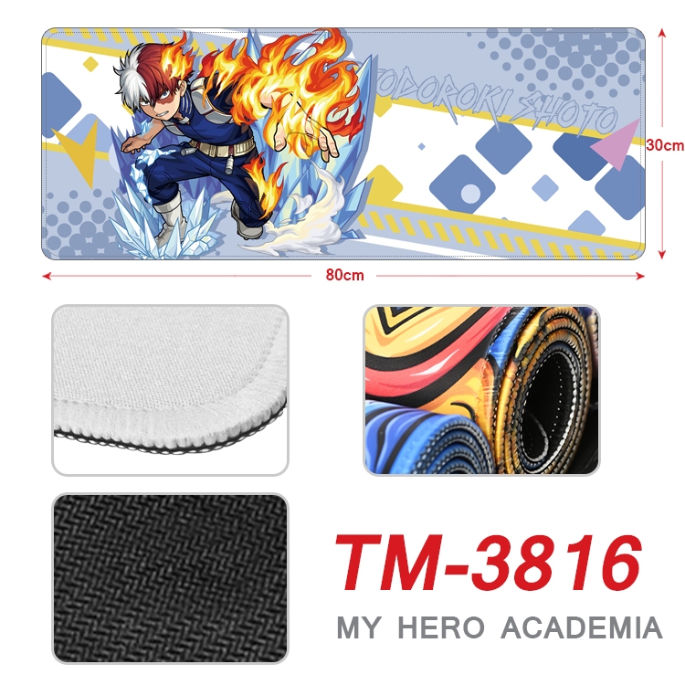 My Hero Academia Anime peripheral new lock edge mouse pad 30X80cm TM-3816A