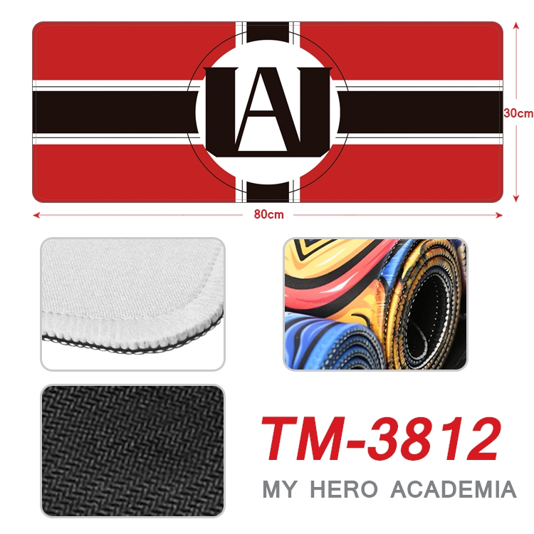 My Hero Academia Anime peripheral new lock edge mouse pad 30X80cm  TM-3812A