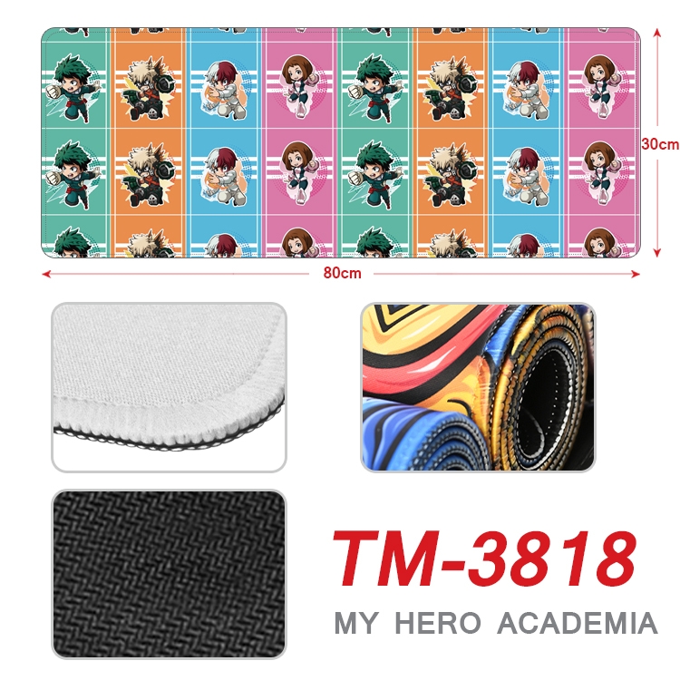 My Hero Academia Anime peripheral new lock edge mouse pad 30X80cm TM-3818A
