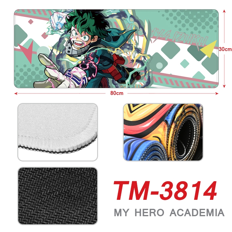 My Hero Academia Anime peripheral new lock edge mouse pad 30X80cm  TM-3814A
