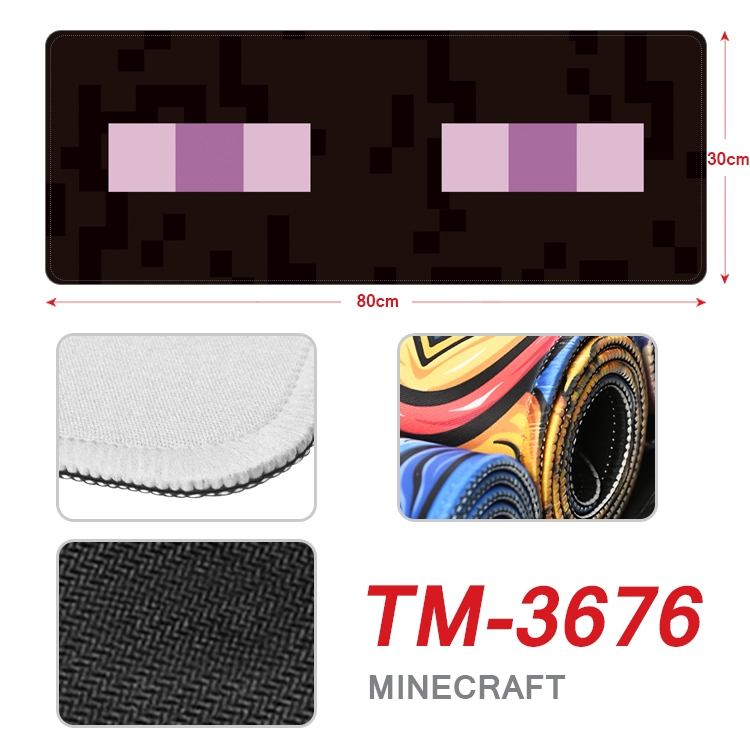 Minecraft Anime peripheral new lock edge mouse pad 30X80cm TM-3676A