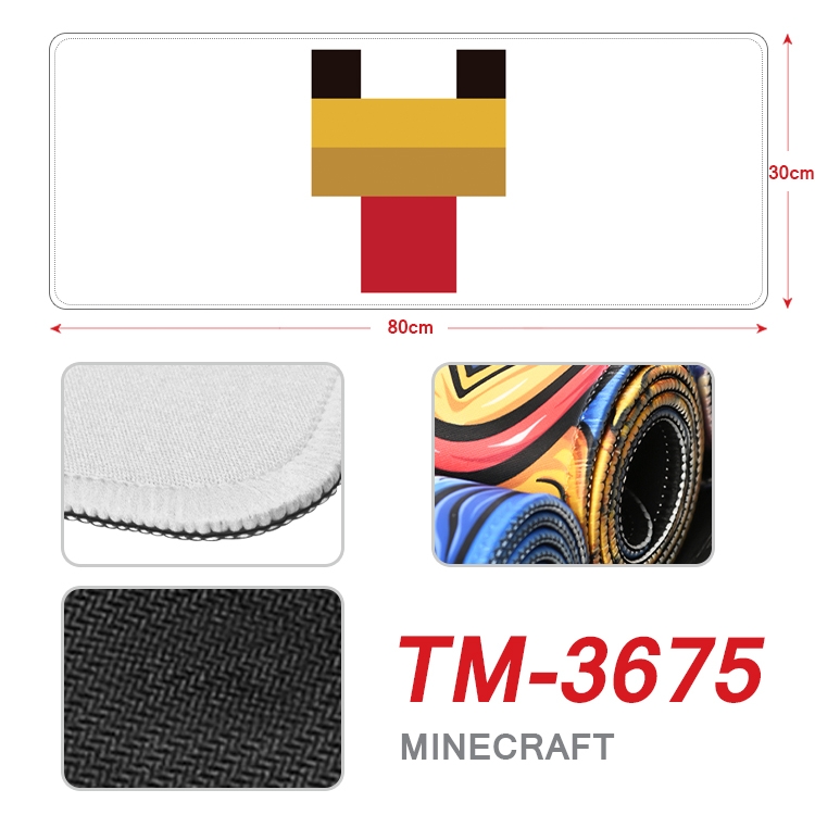 Minecraft Anime peripheral new lock edge mouse pad 30X80cm  TM-3675A