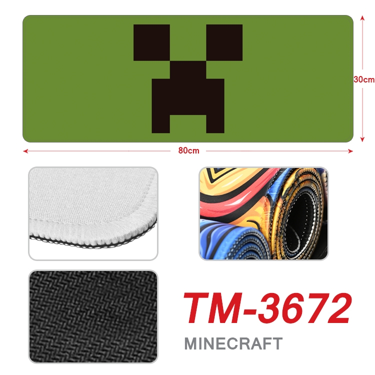 Minecraft Anime peripheral new lock edge mouse pad 30X80cm TM-3672A