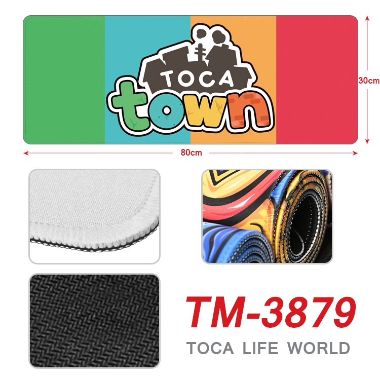 toca life world Anime peripheral new lock edge mouse pad 30X80cm TM-3879A