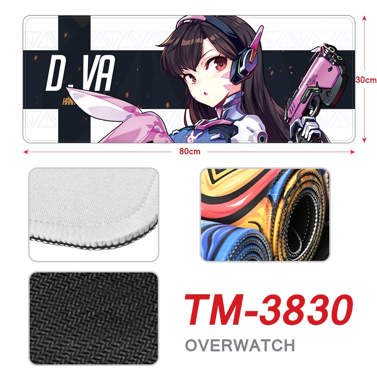 Overwatch Anime peripheral new lock edge mouse pad 30X80cm TM-3830A