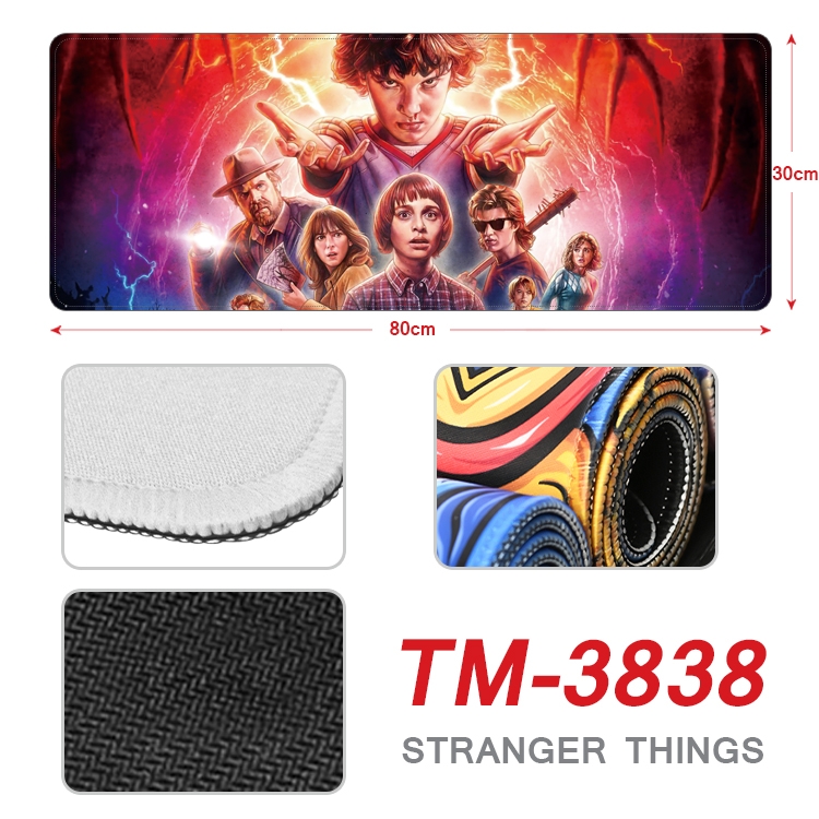 Stranger Things Anime peripheral new lock edge mouse pad 30X80cm TM-3838A