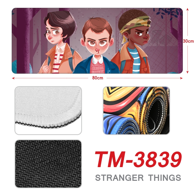 Stranger Things Anime peripheral new lock edge mouse pad 30X80cm TM-3839A