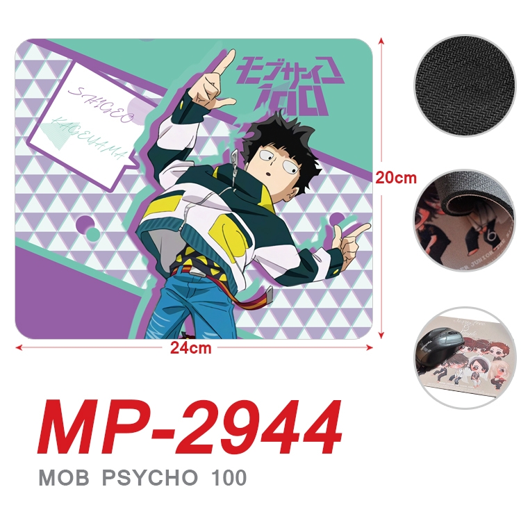 Mob Psycho 100 Anime Full Color Printing Mouse Pad Unlocked 20X24cm price for 5 pcs  MP-2944A