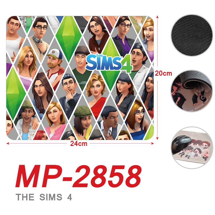 The Sims 4 Anime Full Color Printing Mouse Pad Unlocked 20X24cm price for 5 pcs  MP-2858A