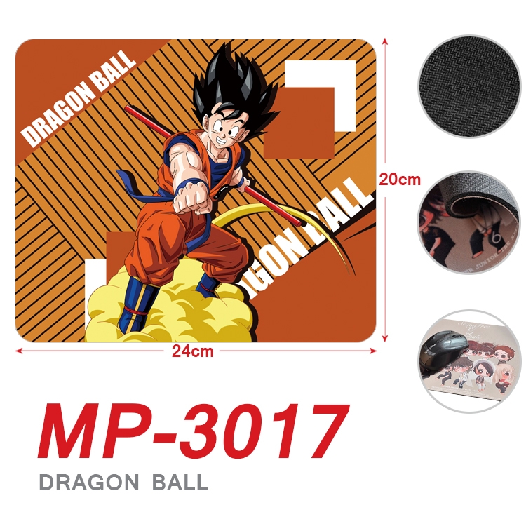 DRAGON BALL Anime Full Color Printing Mouse Pad Unlocked 20X24cm price for 5 pcs  MP-3017A