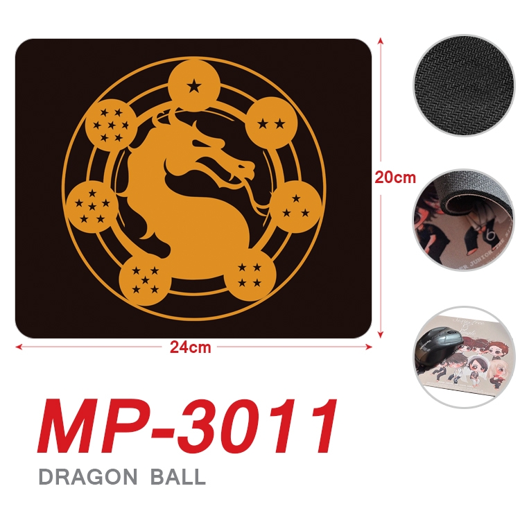DRAGON BALL Anime Full Color Printing Mouse Pad Unlocked 20X24cm price for 5 pcs MP-3011A