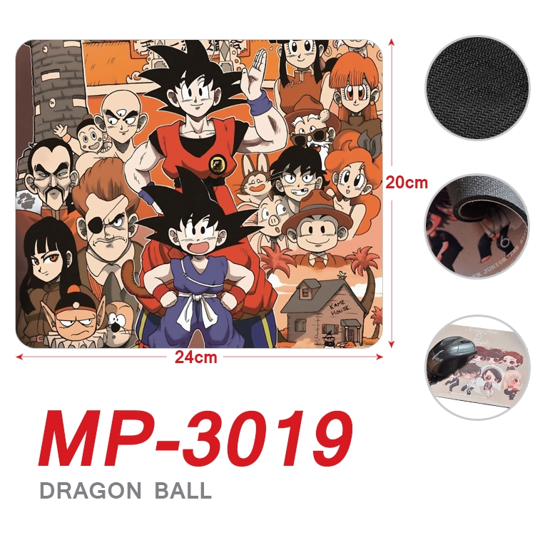 DRAGON BALL Anime Full Color Printing Mouse Pad Unlocked 20X24cm price for 5 pcs  MP-3019A
