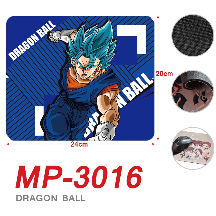 DRAGON BALL Anime Full Color Printing Mouse Pad Unlocked 20X24cm price for 5 pcs MP-3016A