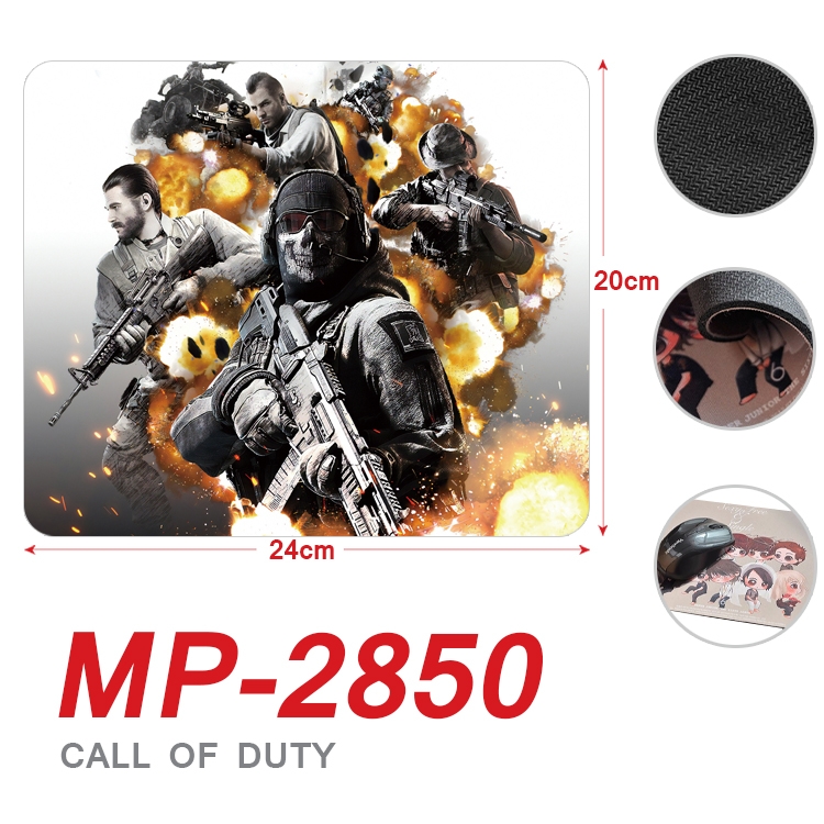 Call of Duty Anime Full Color Printing Mouse Pad Unlocked 20X24cm price for 5 pcs MP-2850A