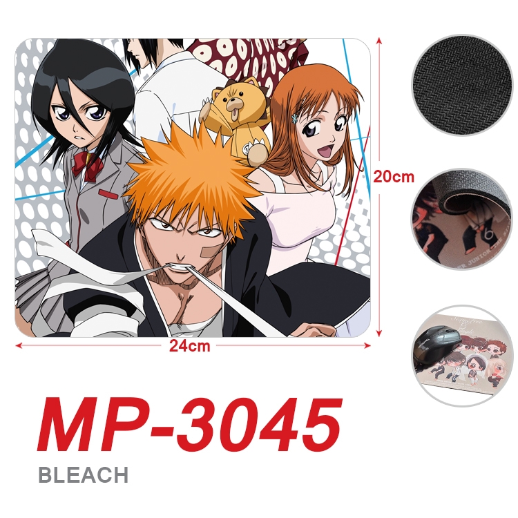 Bleach Anime Full Color Printing Mouse Pad Unlocked 20X24cm price for 5 pcs MP-3045A