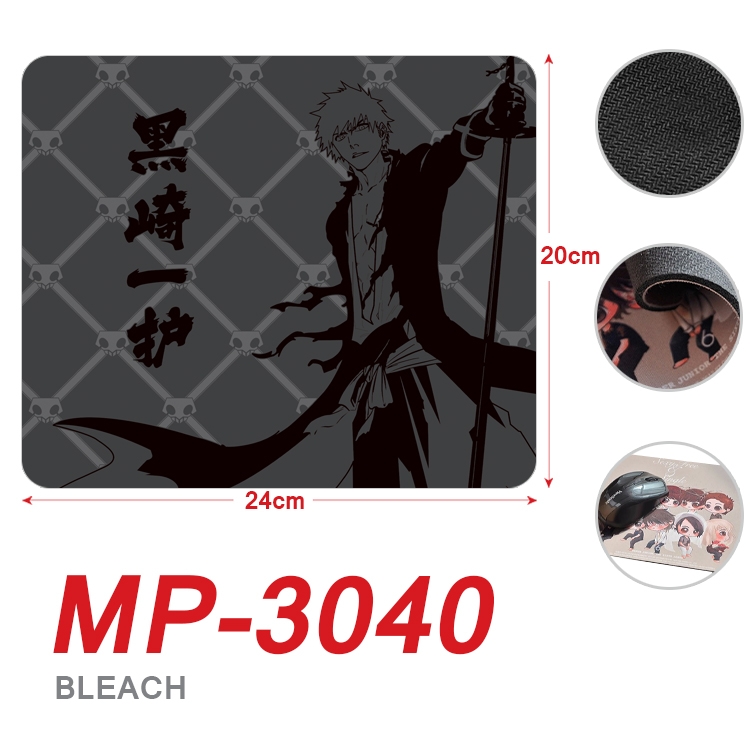 Bleach Anime Full Color Printing Mouse Pad Unlocked 20X24cm price for 5 pcs MP-3040A