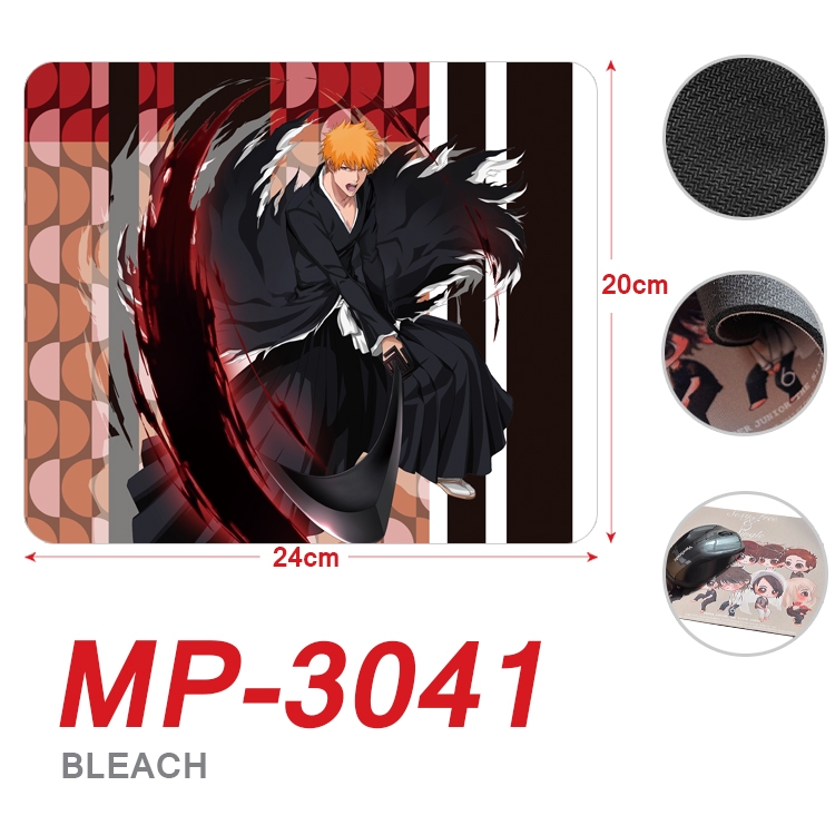 Bleach Anime Full Color Printing Mouse Pad Unlocked 20X24cm price for 5 pcs MP-3041A