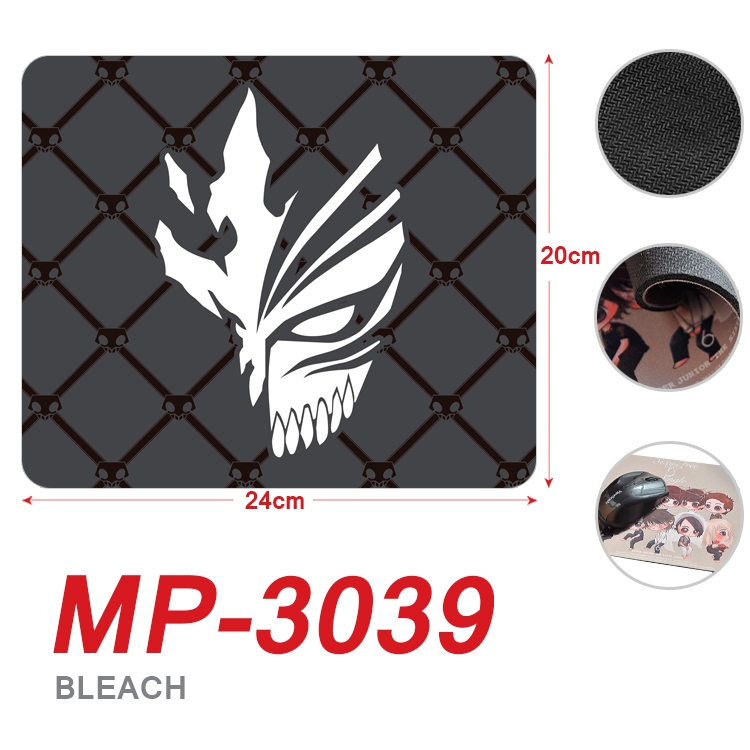 Bleach Anime Full Color Printing Mouse Pad Unlocked 20X24cm price for 5 pcs MP-3039A