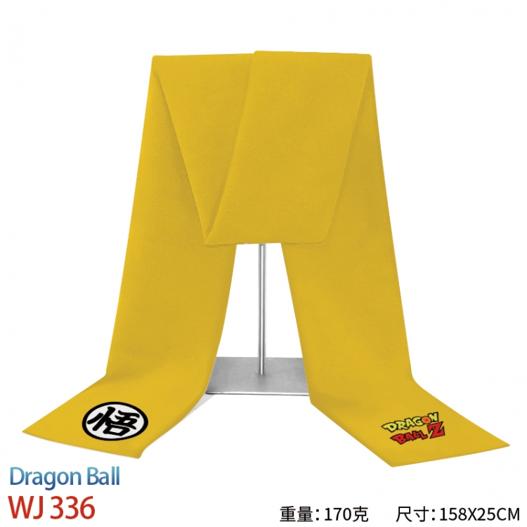 DRAGON BALL Anime full-color flannelette scarf 158x25cm WJ-336