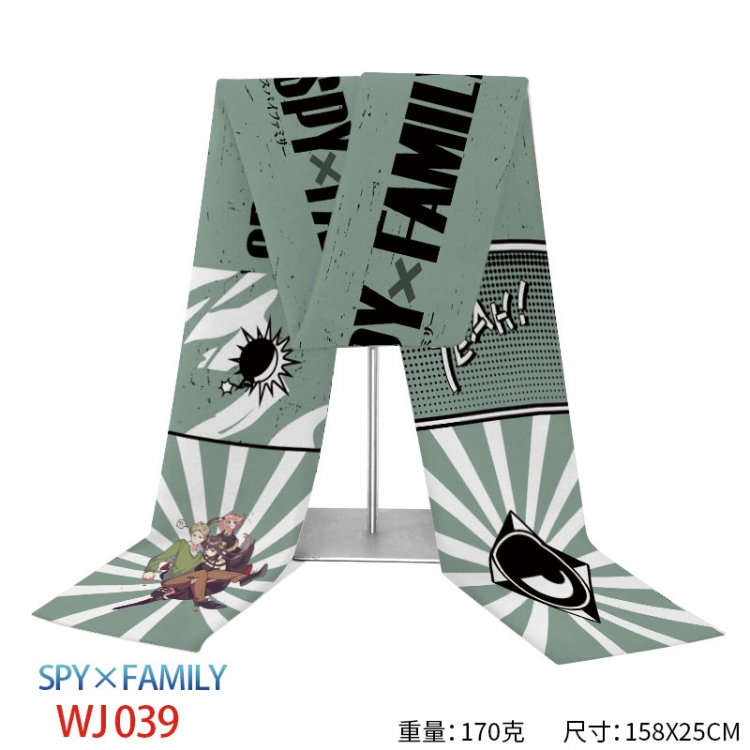 SPY×FAMILY Anime full-color flannelette scarf 158x25cm WJ-039-2