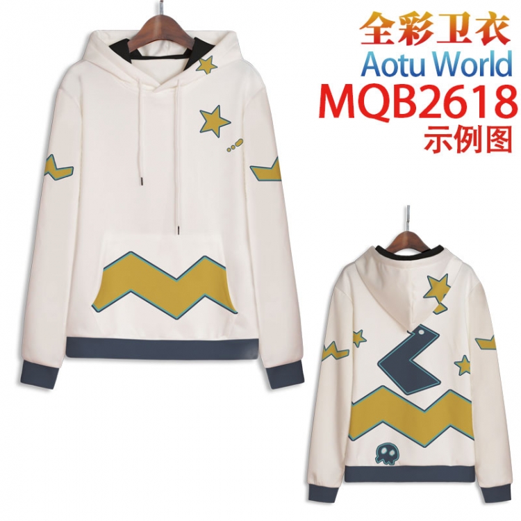 AOTU Full color hooded sweatshirt without zipper pocket from XXS to 4XL MQB-2618