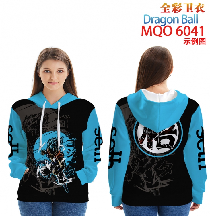 DRAGON BALL Long Sleeve Hooded Full Color Patch Pocket Sweatshirt from XXS to 4XL MQO 6041