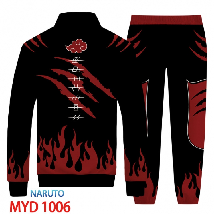 Naruto Anime peripheral long sleeved sweater sports suit from XS to 4XL  MYD-1006