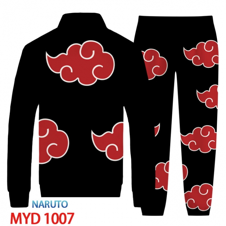 Naruto Anime peripheral long sleeved sweater sports suit from XS to 4XL MYD-1007