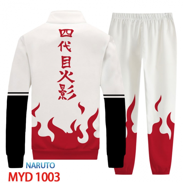 Naruto Anime peripheral long sleeved sweater sports suit from XS to 4XL MYD-1003