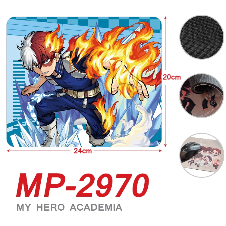 My Hero Academia Anime Full Color Printing Mouse Pad Unlocked 20X24cm price for 5 pcs MP-2970A