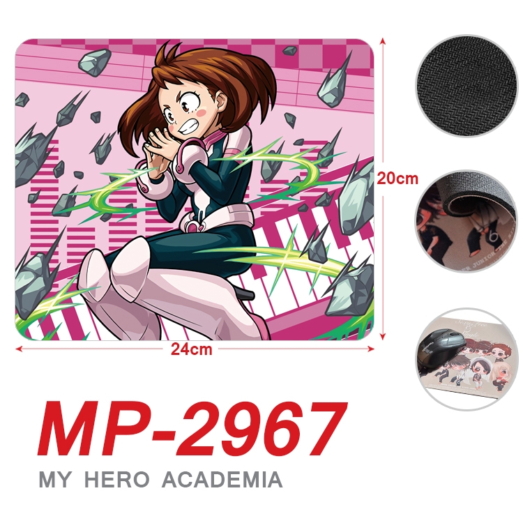 My Hero Academia Anime Full Color Printing Mouse Pad Unlocked 20X24cm price for 5 pcs MP-2967A