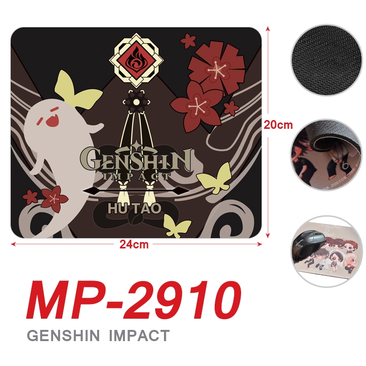 Genshin Impact Anime Full Color Printing Mouse Pad Unlocked 20X24cm price for 5 pcs MP-2910A