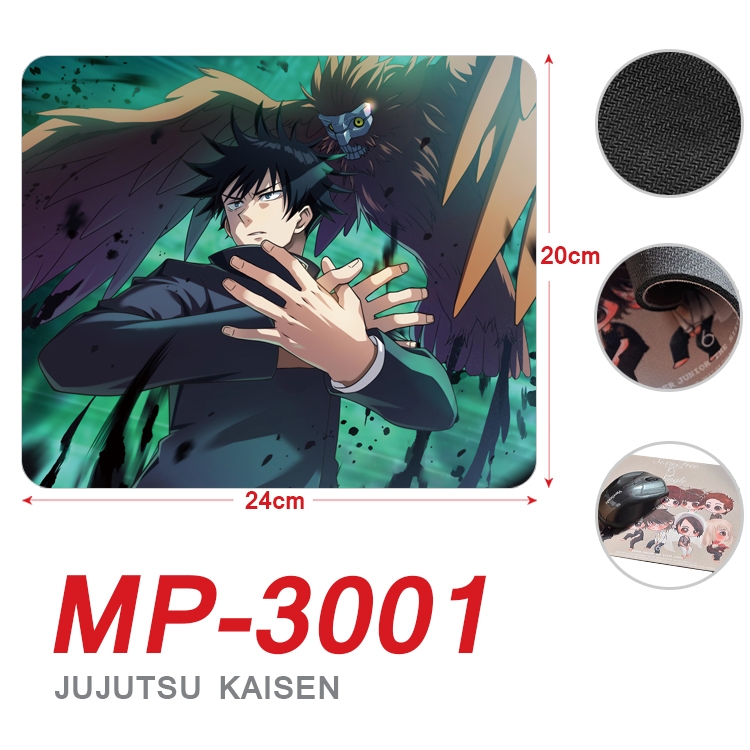 Jujutsu Kaisen Anime Full Color Printing Mouse Pad Unlocked 20X24cm price for 5 pcs  MP-3001A