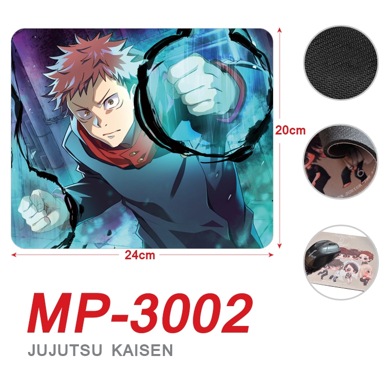 Jujutsu Kaisen Anime Full Color Printing Mouse Pad Unlocked 20X24cm price for 5 pcs MP-3002A