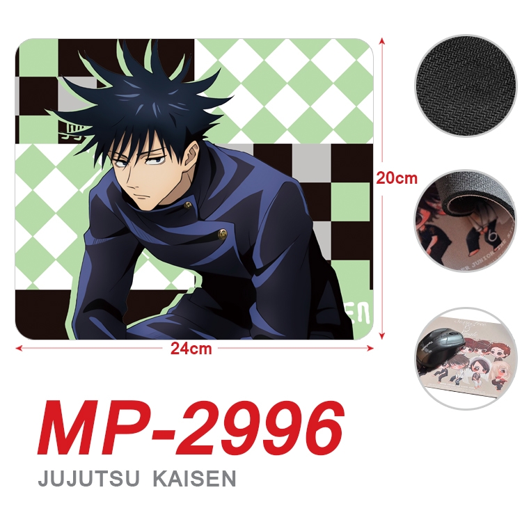 Jujutsu Kaisen Anime Full Color Printing Mouse Pad Unlocked 20X24cm price for 5 pcs MP-2996A