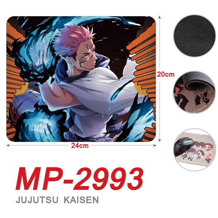 Jujutsu Kaisen Anime Full Color Printing Mouse Pad Unlocked 20X24cm price for 5 pcs MP-2993A