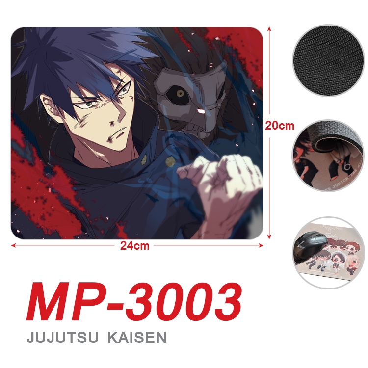 Jujutsu Kaisen Anime Full Color Printing Mouse Pad Unlocked 20X24cm price for 5 pcs MP-3003A