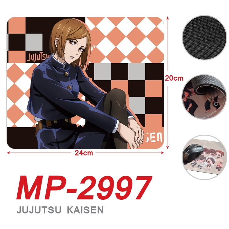 Jujutsu Kaisen Anime Full Color Printing Mouse Pad Unlocked 20X24cm price for 5 pcs MP-2997A