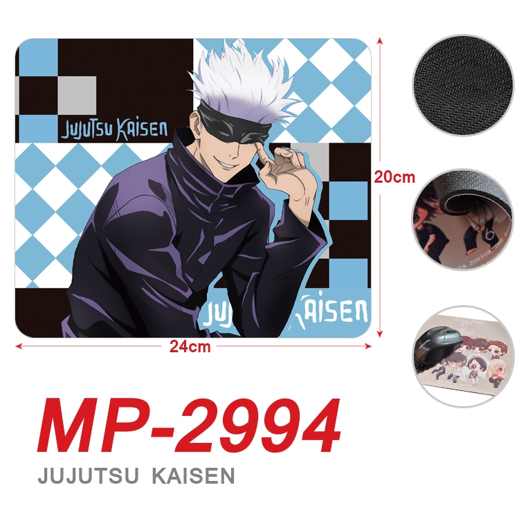 Jujutsu Kaisen Anime Full Color Printing Mouse Pad Unlocked 20X24cm price for 5 pcs MP-2994A