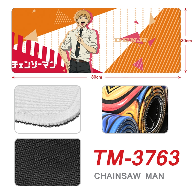 Chainsaw man Anime peripheral new lock edge mouse pad 80X30cm TM-3762A