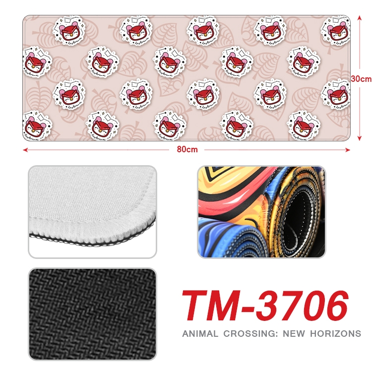 Animal Crossing Anime peripheral new lock edge mouse pad 80X30cm TM-3706A