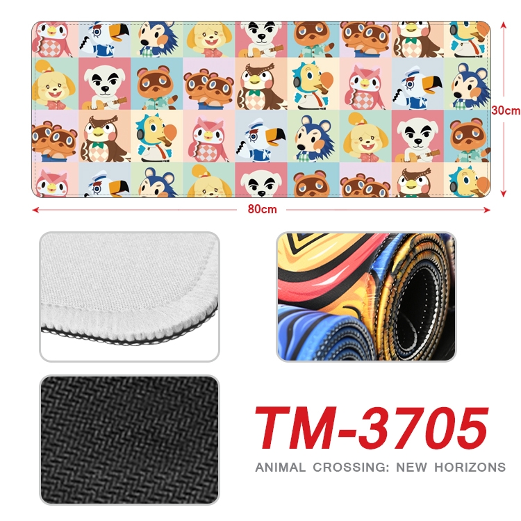 Animal Crossing Anime peripheral new lock edge mouse pad 80X30cm TM-3705A