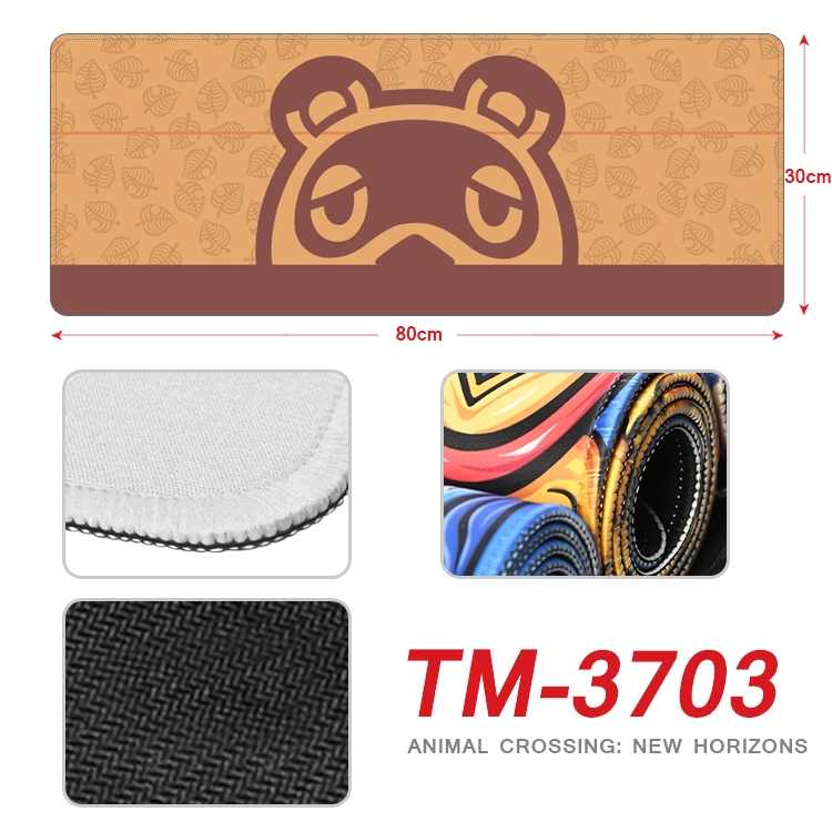 Animal Crossing Anime peripheral new lock edge mouse pad 80X30cm  TM-3703A