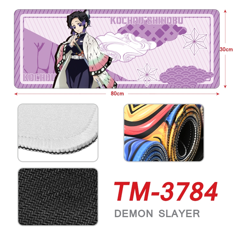 Demon Slayer Kimets Anime peripheral new lock edge mouse pad 80X30cm  TM-3784A
