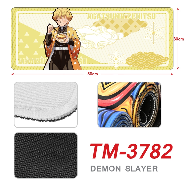 Demon Slayer Kimets Anime peripheral new lock edge mouse pad 80X30cm TM-3782A