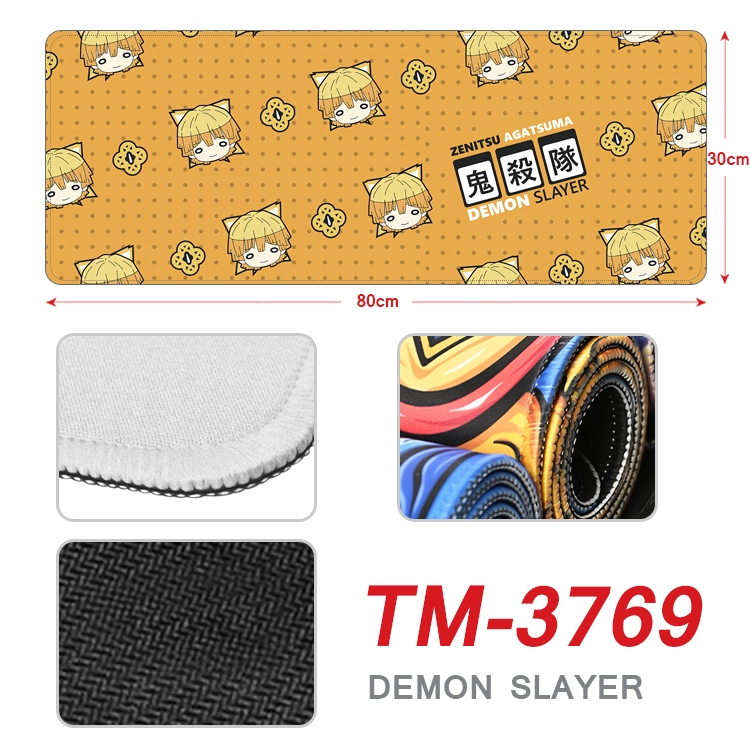 Demon Slayer Kimets Anime peripheral new lock edge mouse pad 80X30cm  TM-3769A